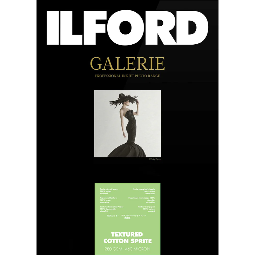 Ilford Galerie Textured Cotton Sprite 280gsm (A4, 25 Sheets)