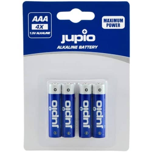 Jupio Alkaline AAA Batteries LR3, 4 Pack