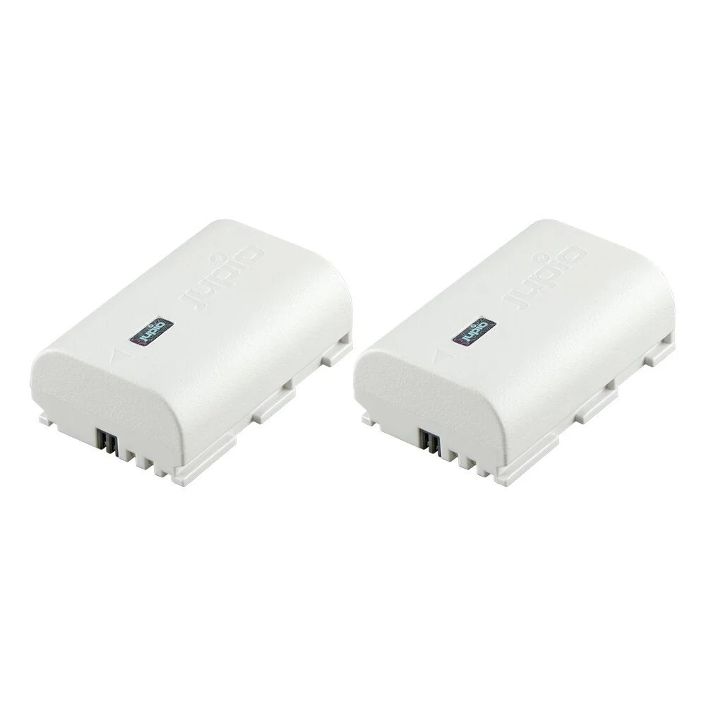 Jupio Canon Value Pack: 2 x LP-E6NH Ultra Batteries & Dual Charger