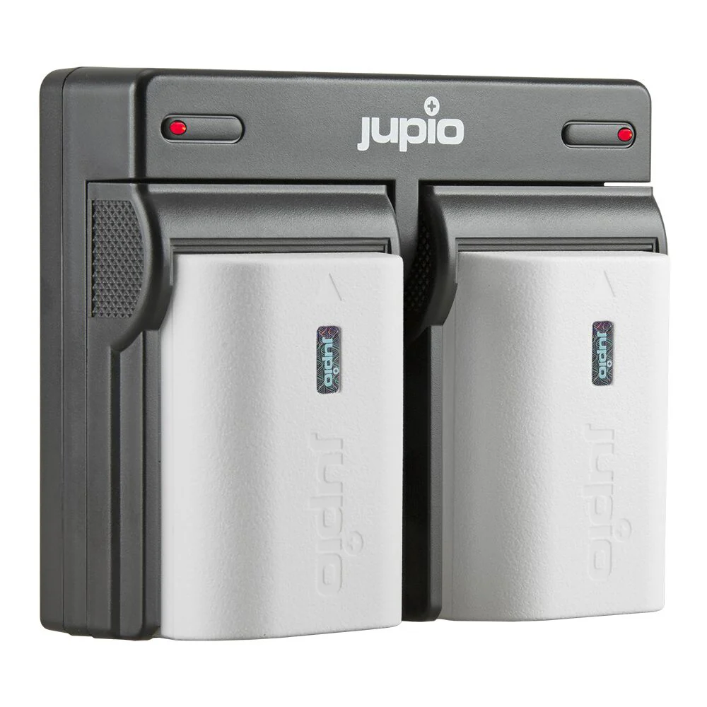 Jupio Canon Value Pack: 2 x LP-E6NH Ultra Batteries & Dual Charger - Image 3