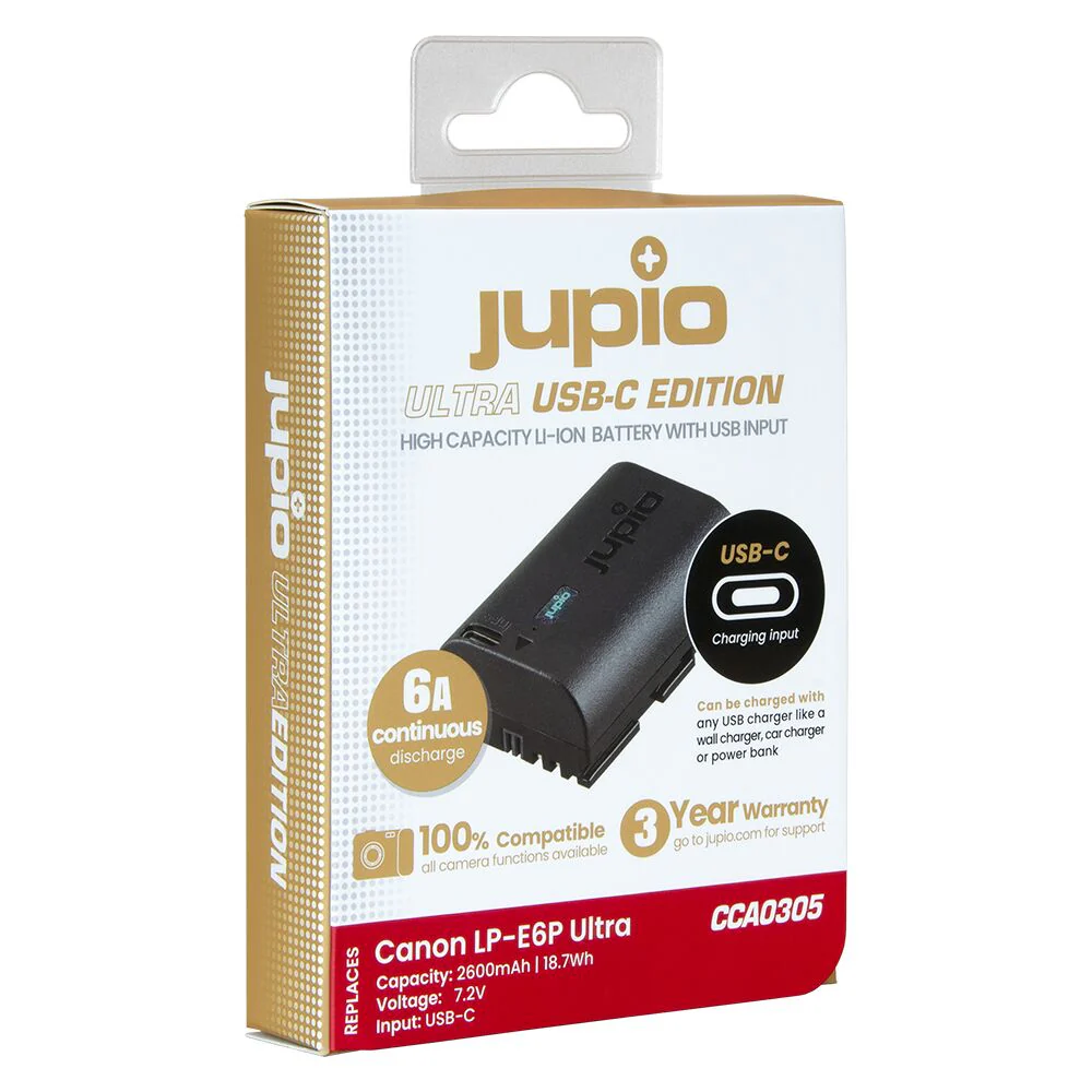 Jupio Canon Value Pack: 2 x LP-E6NH Ultra Batteries & Dual Charger - Image 5