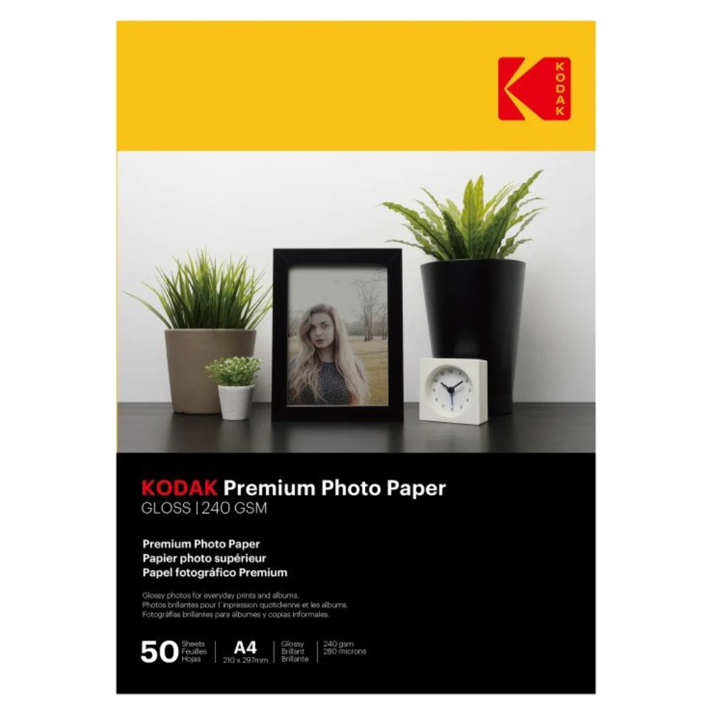 Kodak Photo Paper Gloss 250gsm A4 50 Sheets