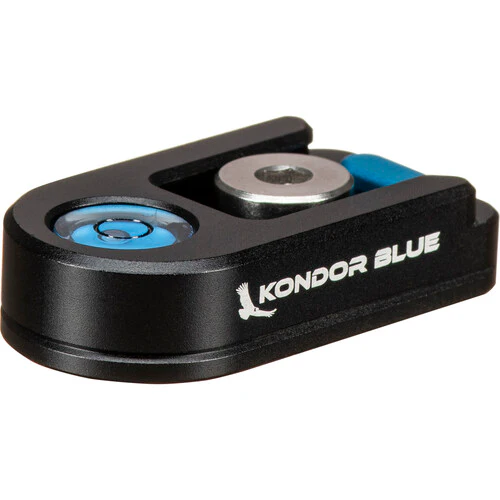 Kondor Blue Bubble Level Cold Shoe with Safety Release (Black) - Image 2