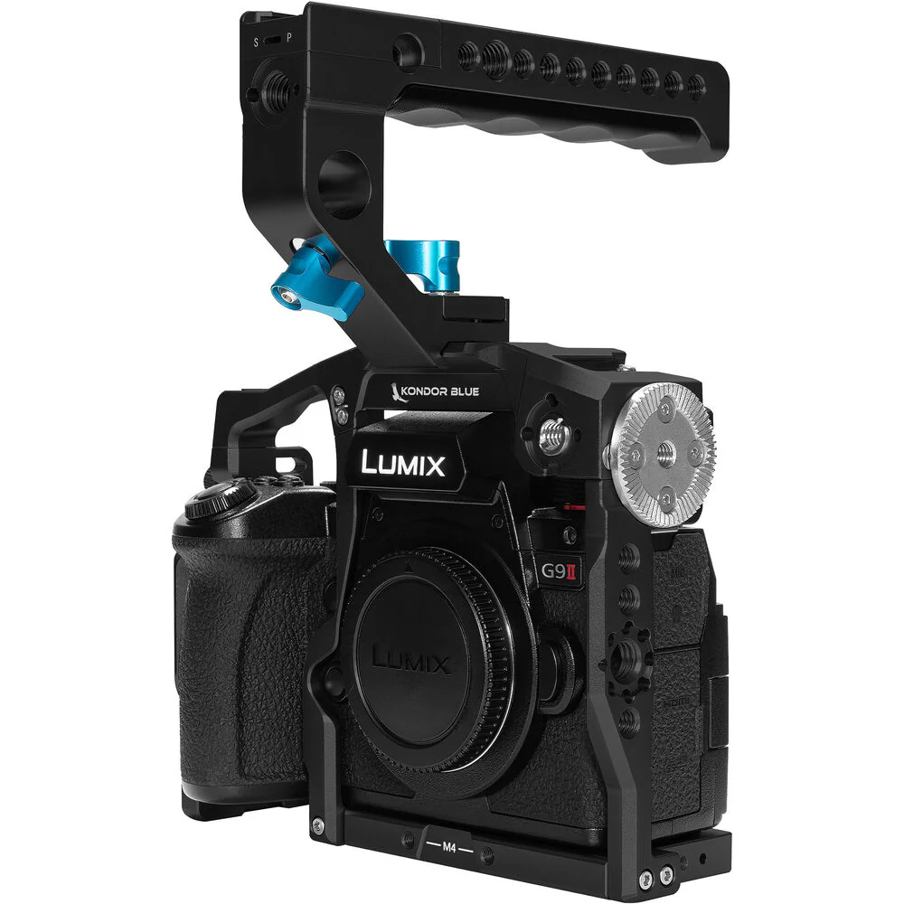 Kondor Blue Cage for Panasonic G9 II with Top Handle - Image 4