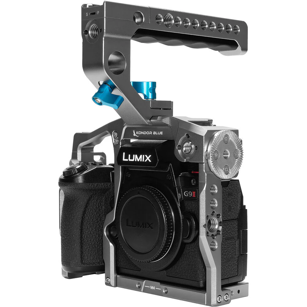 Kondor Blue Cage for Panasonic G9 II with Top Handle - Image 8