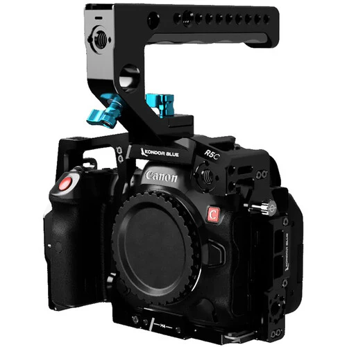 Kondor Blue Canon R5C Cine Cage with Top Handle (Raven Black) - Image 2