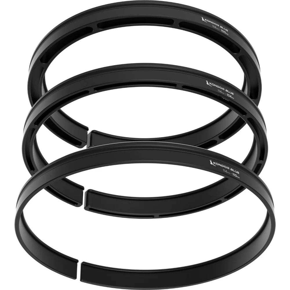 Kondor Blue Cine Lens Clamp-On Adapter Ring Set (114-100/104/110mm) - Image 5