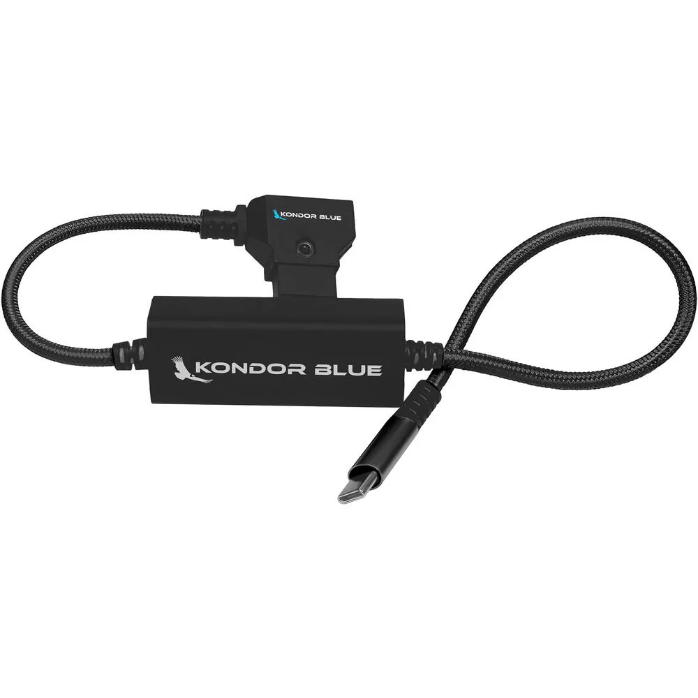 Kondor Blue D-Tap to USB-C Power Delivery Cable for Mirrorless Cameras (16") - Image 9