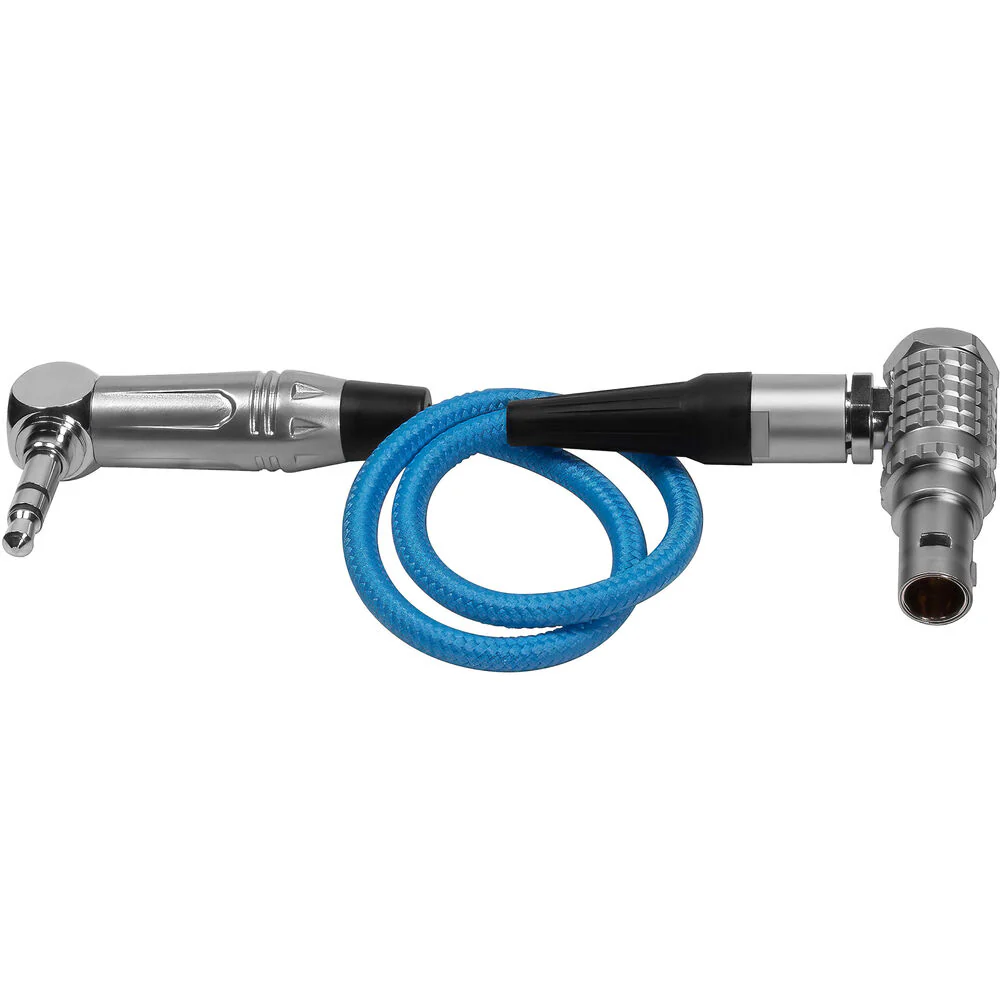 Kondor Blue LEMO 5-Pin to 3.5mm Right-Angle Timecode Cable for ARRI ALEXA (10") - Image 2