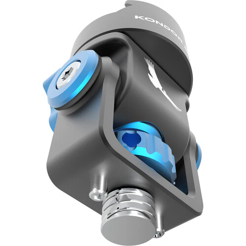 Kondor Blue Swivel Tilt Monitor Mount with Arri Pin (Pan/Tilt) (NATO Clamp Version) - Image 5