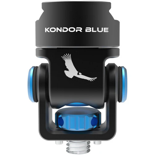 Kondor Blue Swivel Tilt Monitor Mount with Arri Pin (Pan/Tilt) NATO Clamp Version (Raven Black) - Image 4