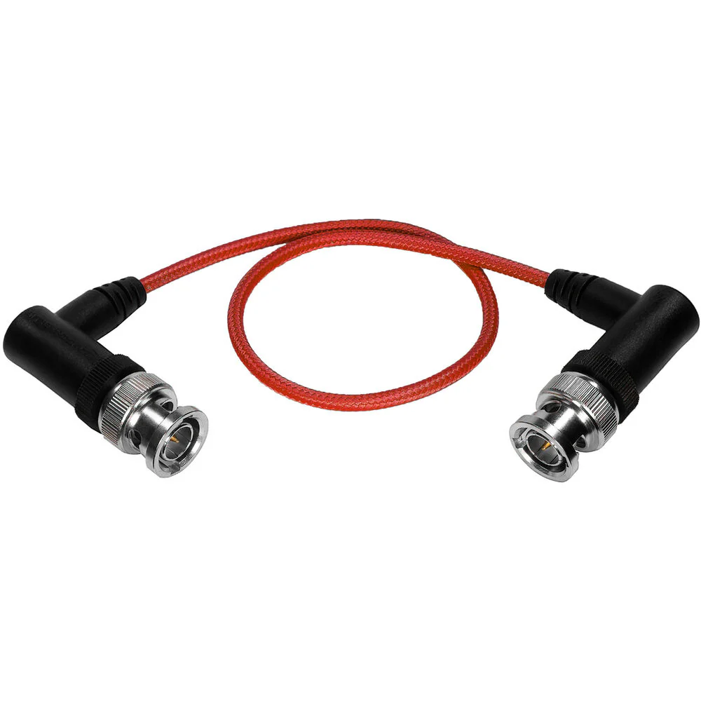 Kondor Blue Ultra Thin 3G SDI Video Cable Right Angle BNC (12") (Cardinal Red) - Image 3