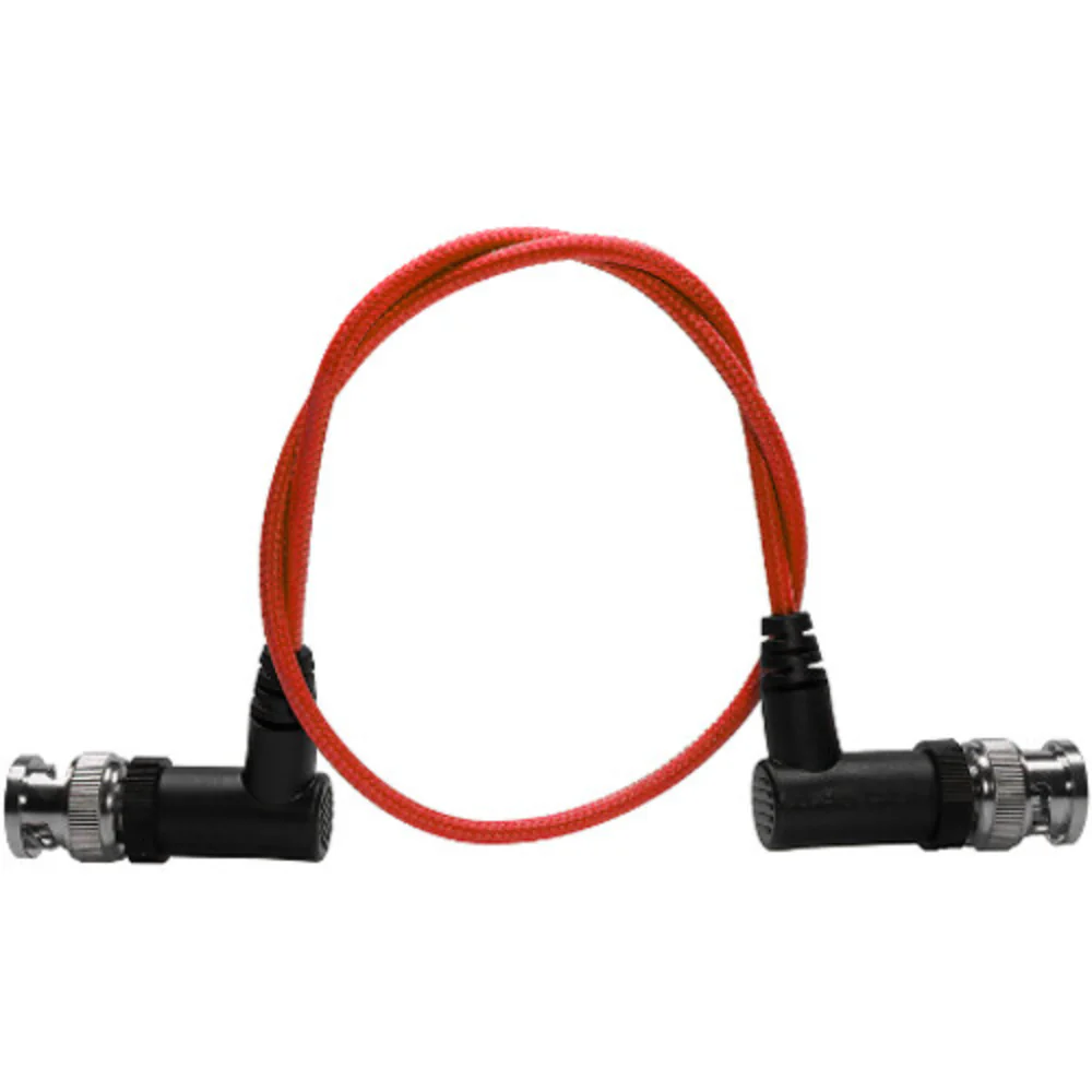 Kondor Blue Ultra Thin 3G SDI Video Cable Right Angle BNC (16") (Cardinal Red) - Image 2