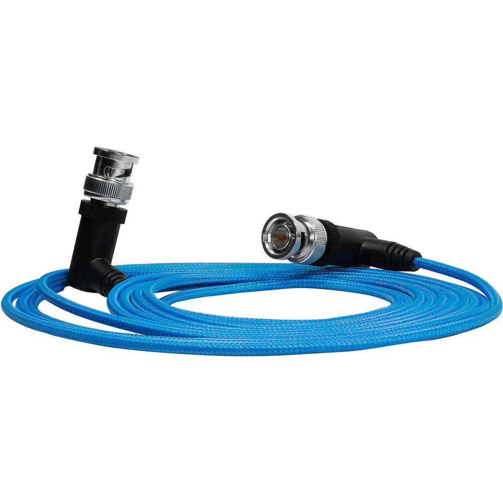 Kondor Blue Ultra-Thin 6G-SDI Right-Angle BNC Cable (10') - Image 3