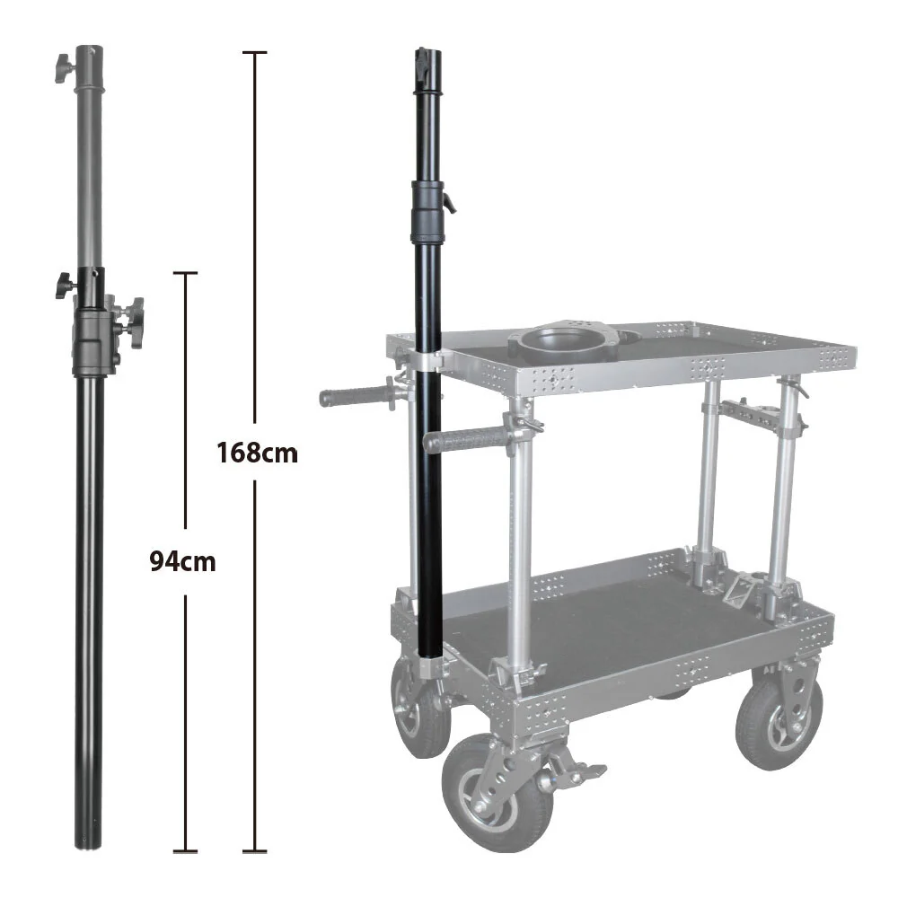 Kupo 168B Heavy Duty Telescopic Mast with Junior Receiver