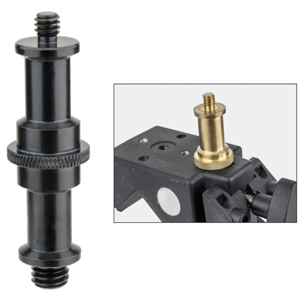 Kupo KS-017 Steel Black 16mm Spigot with 3/8" Male and 1/4" Male Thread - Image 2