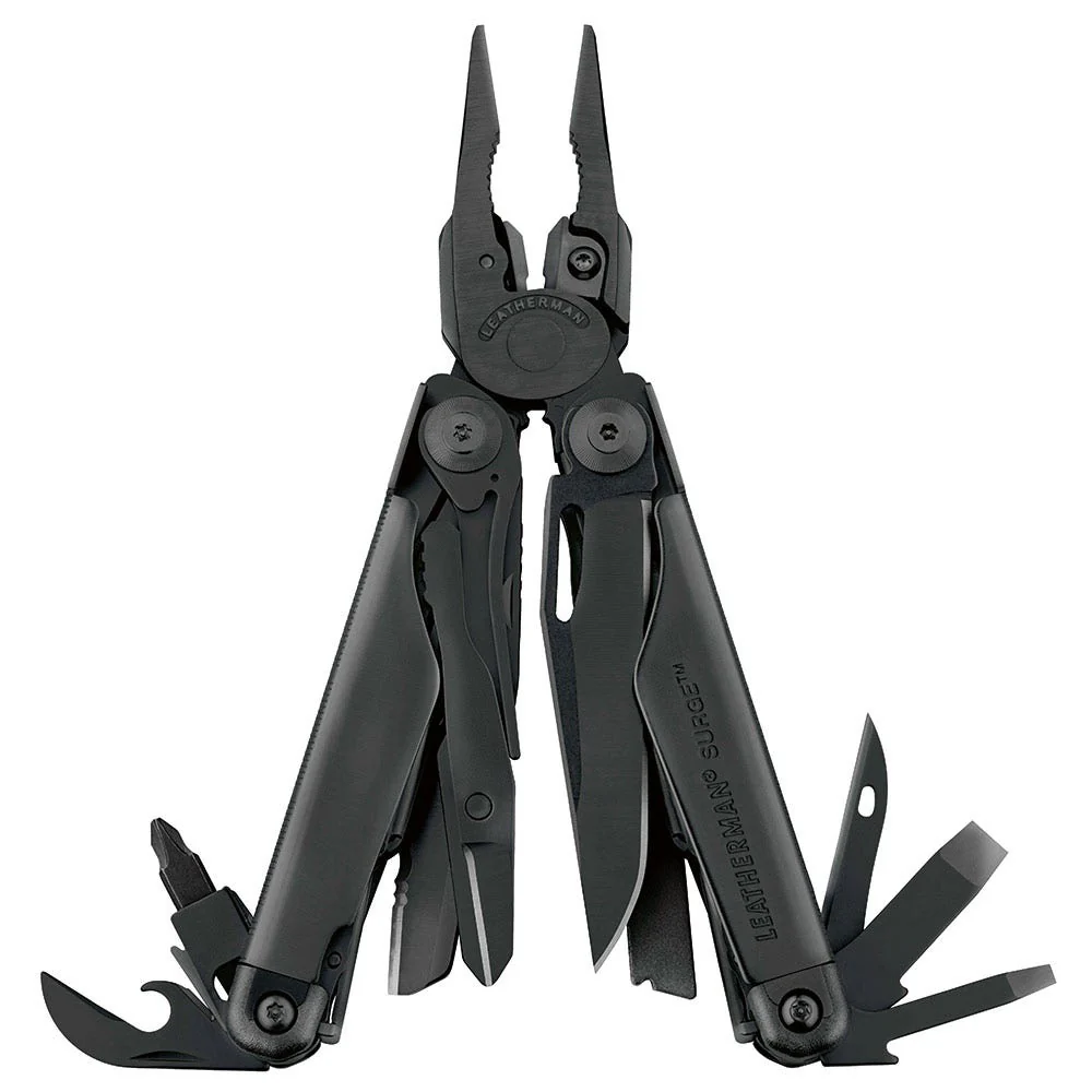 Leatherman Charge Plus Heavy Duty Black Oxide Multi-Tool with Partial Bit Kit & MOLLE Black Sheath