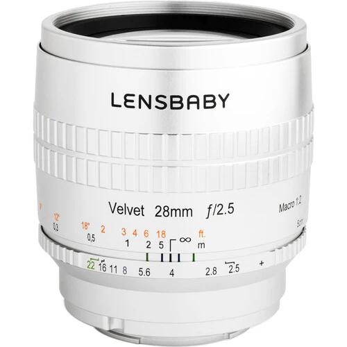 Lensbaby Velvet 28mm f/2.5 Lens for Fujifilm X (Silver) - Image 13
