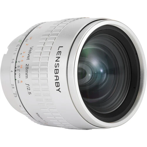Lensbaby Velvet 28mm f/2.5 Lens for Sony E (Silver)