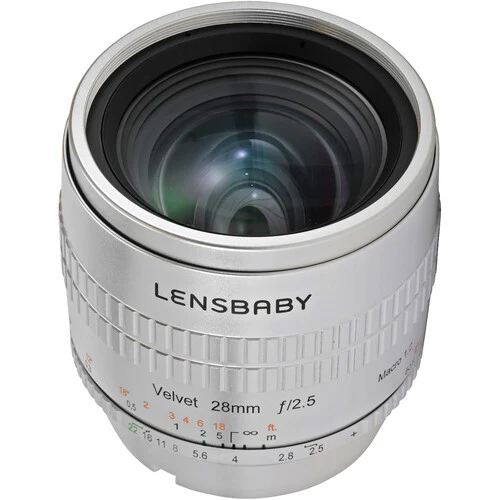 Lensbaby Velvet 28mm f/2.5 Lens for Sony E (Silver) - Image 5