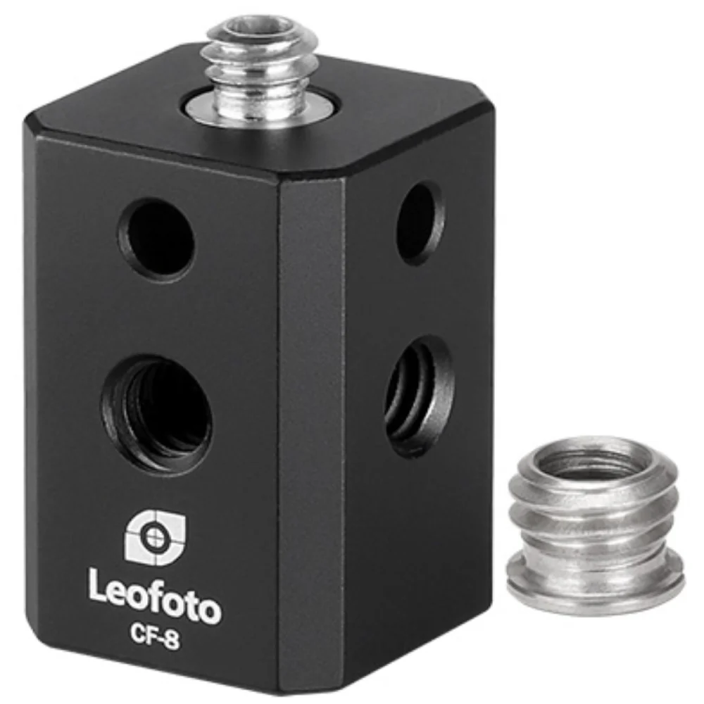 Leofoto CF-8 Accessory Mounting Adapter with 5 x 1/4" Threads