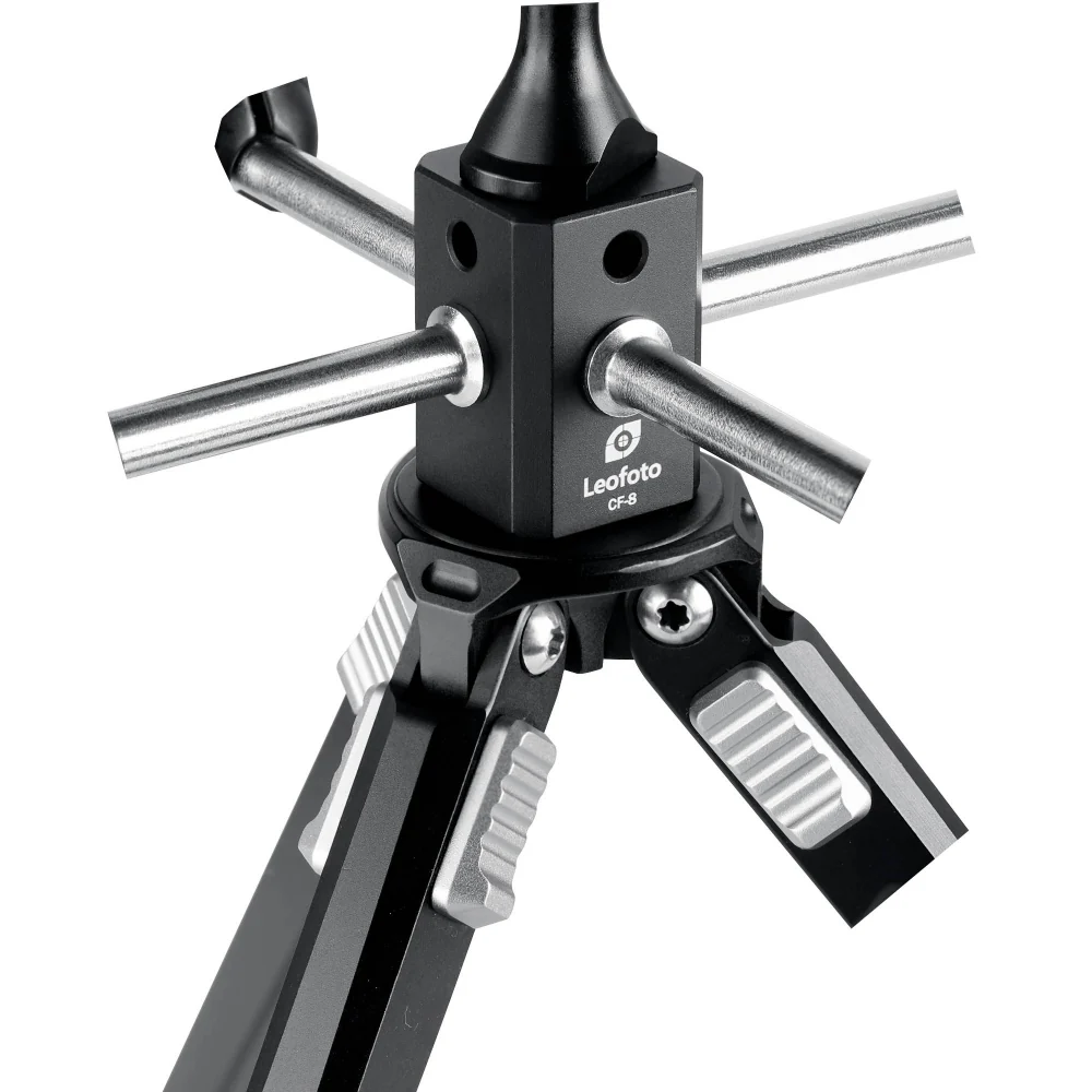 Leofoto CF-8 Accessory Mounting Adapter with 5 x 1/4" Threads - Image 5