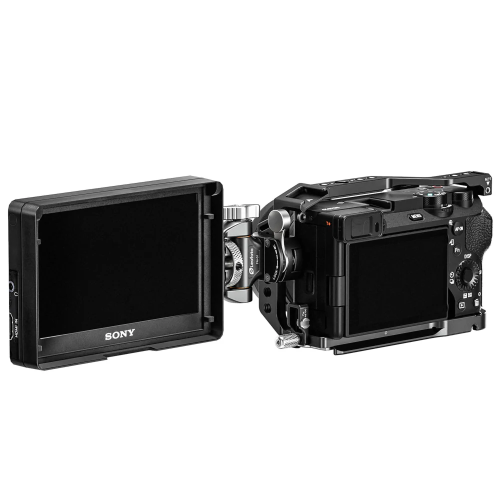 Leofoto FM-01 Monitor Mount with Rail Clamp - Image 2