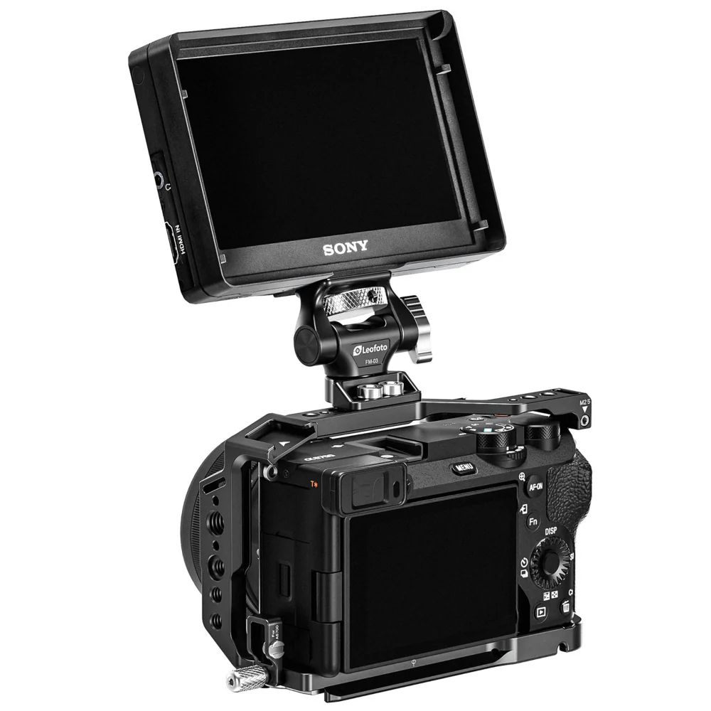 Leofoto FM-03 Monitor Mount with Dual Screw 1/4" - Image 4