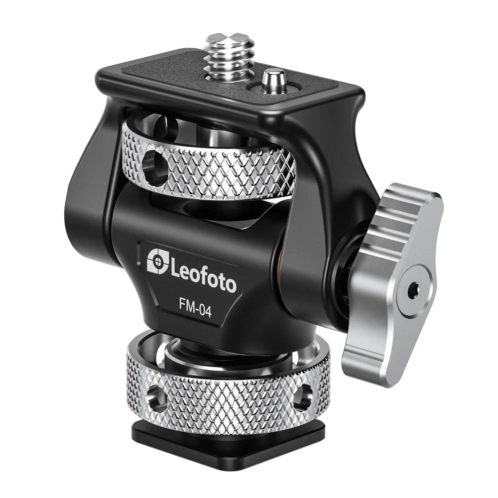 Leofoto FM-04 Monitor Mount with Cold Shoe Mount