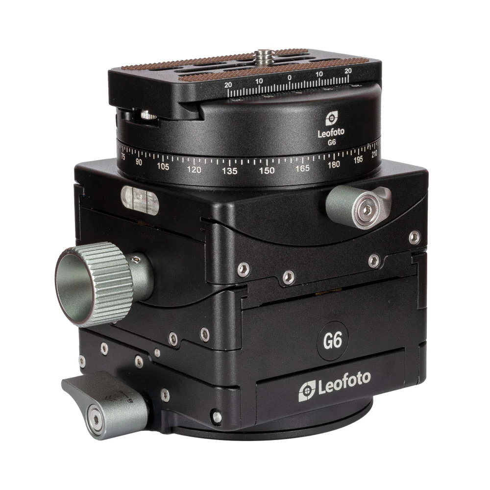 Leofoto G6 Geared Head with QP-70N QR Plate - Image 6