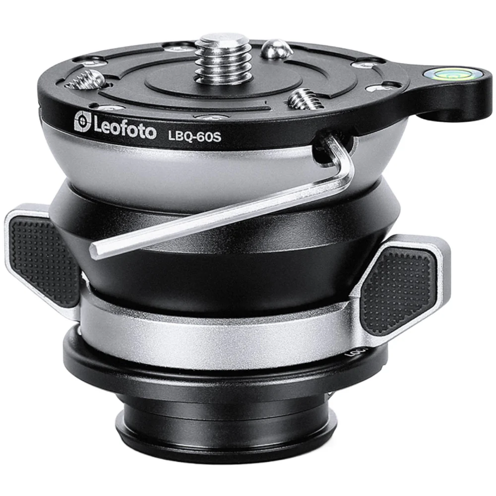 Leofoto LBQ-60S Black 61mm Levelling Base for LQ-324, LQ-365 and LG-324 - Image 5