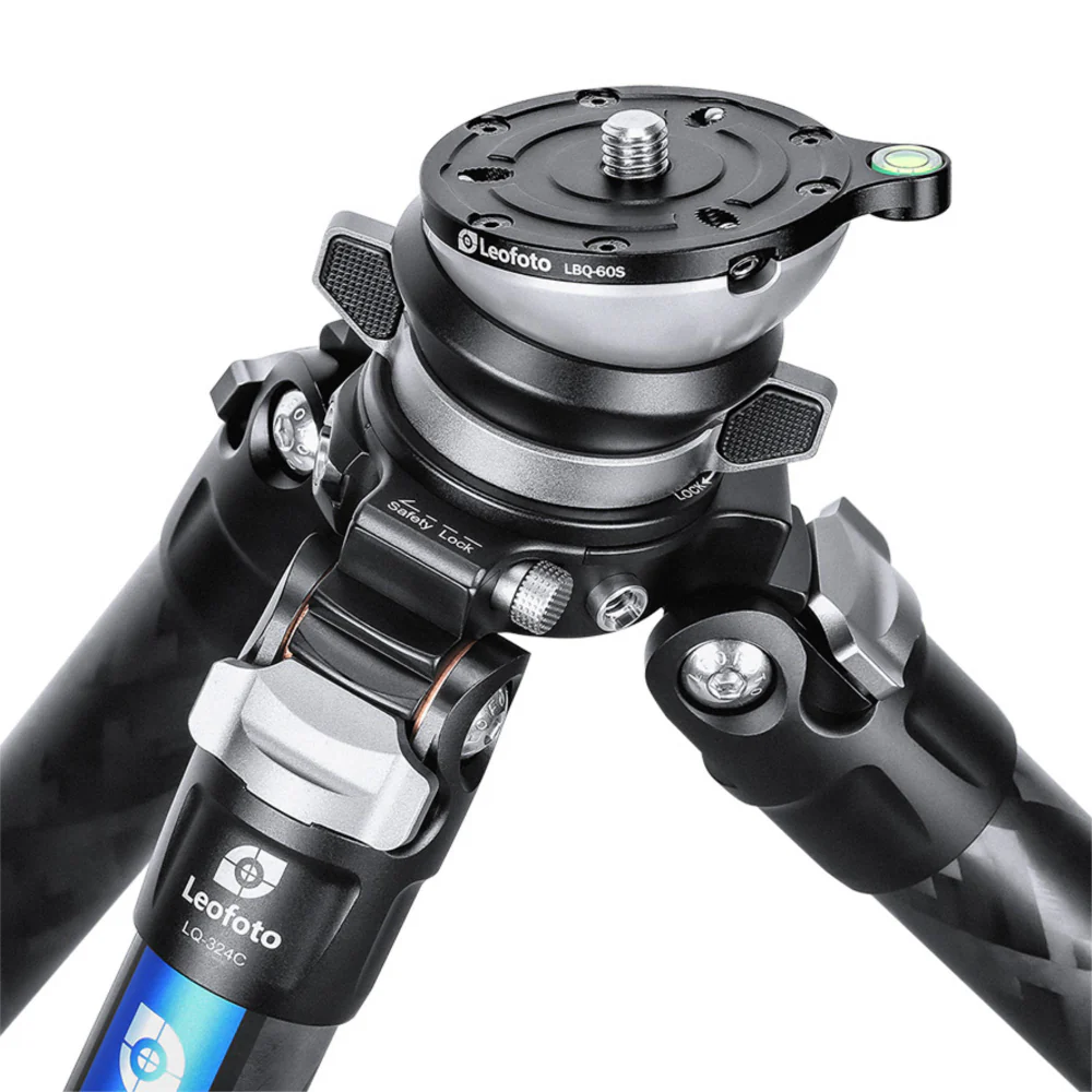 Leofoto LBQ-60S Black 61mm Levelling Base for LQ-324, LQ-365 and LG-324 - Image 6