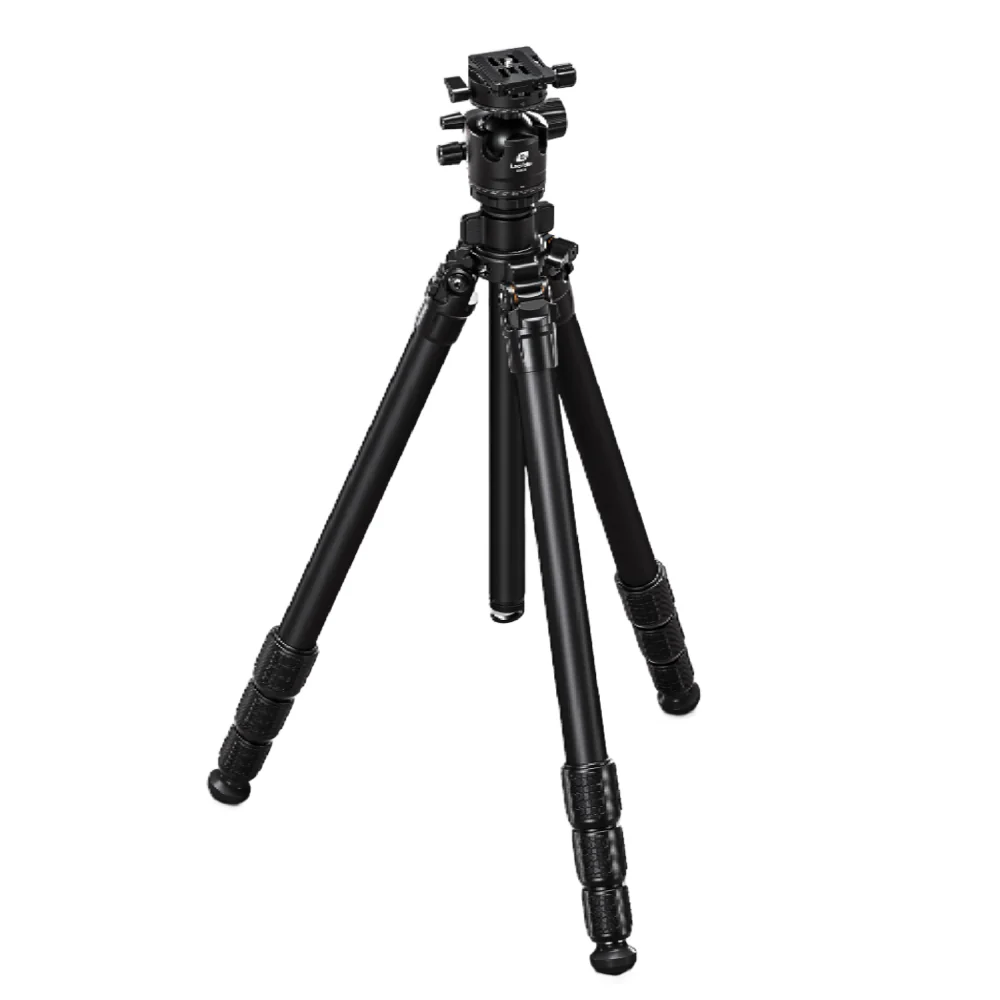 Leofoto LG-324C Black 4 Section Water Resistant Carbon Fibre Tripod with LH-40R Ball Head - Image 3