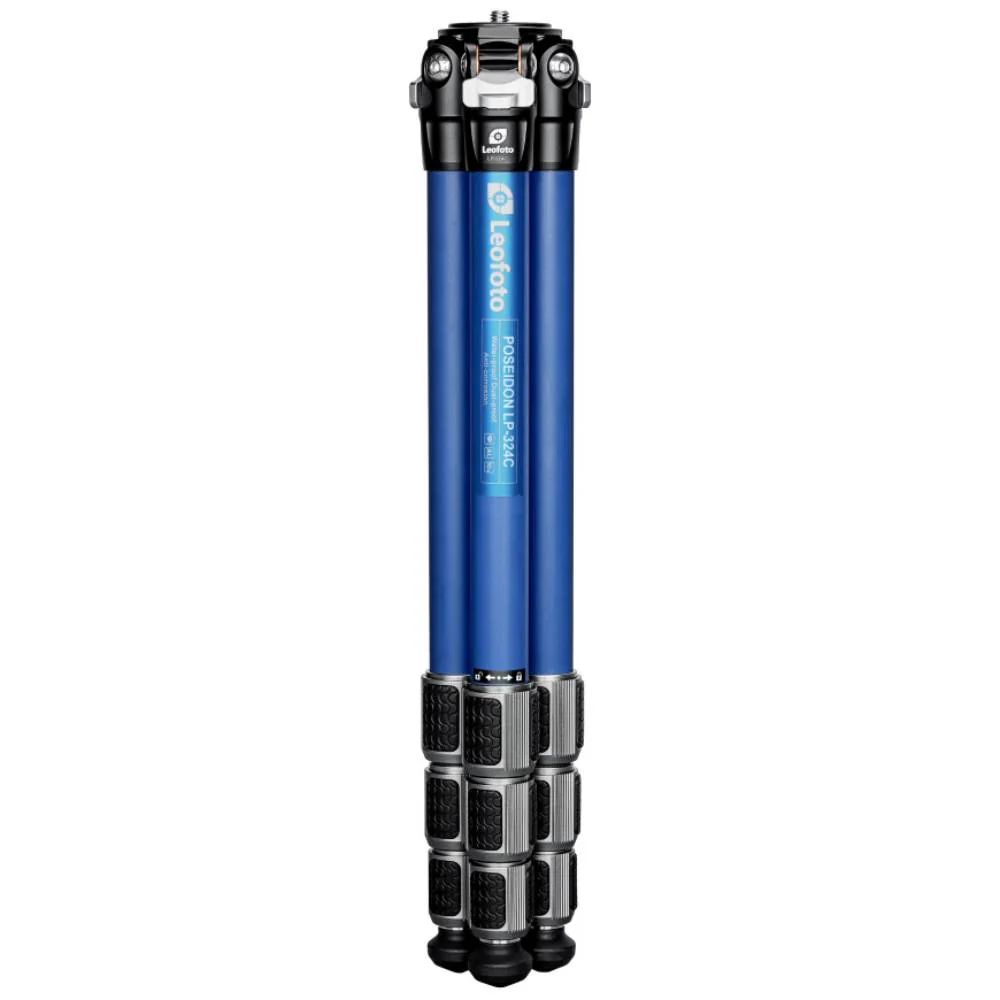 Leofoto LP-324C Poseidon Series 4 Section Water Resistant Carbon Fibre Tripod - Image 2