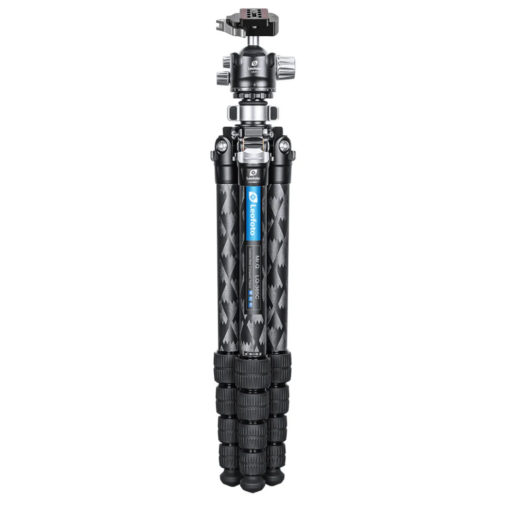 Leofoto LQ-365C Mr.Q Series 5 Section Carbon Fibre Tripod with LH-47LR (Lever Release) Ball Head - Image 2
