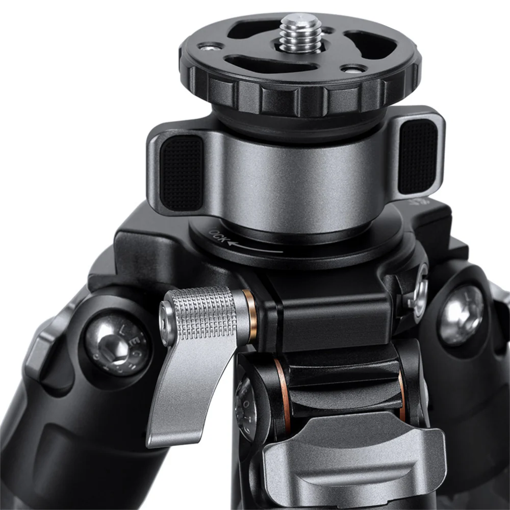 Leofoto LQ-365C Mr.Q Series 5 Section Carbon Fibre Tripod with LH-47LR (Lever Release) Ball Head - Image 5