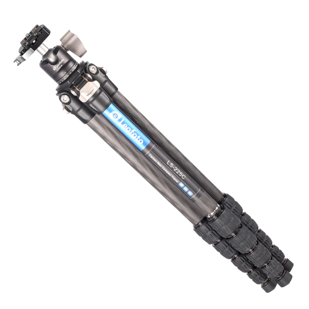 Leofoto LS-225C Ranger Series 5 Section Carbon Fibre Tripod with LH-25LR Ball Head - Image 2
