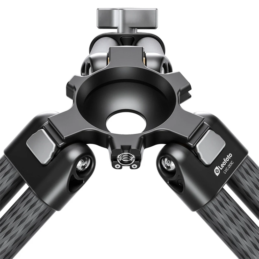 Leofoto LVC-253C Cinematic Video Series 3 Section Tripod with BV-20 Video Head - Image 6