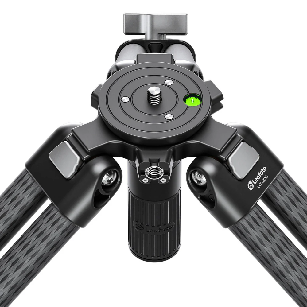 Leofoto LVC-253C Cinematic Video Series 3 Section Tripod with BV-20 Video Head - Image 7