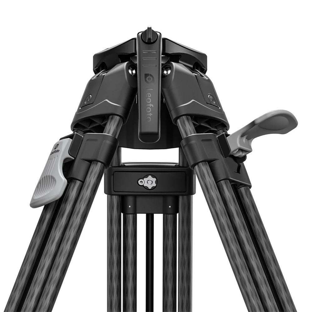 Leofoto LVF-163C+FH-10 Professional Carbon Fibre Video Tripod with Fluid Video Head - Image 6