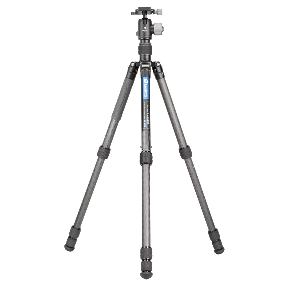 Leofoto LX-254CT Urban Series 4 Section Carbon Fibre Tripod with XB-32 Ball Head - Image 2