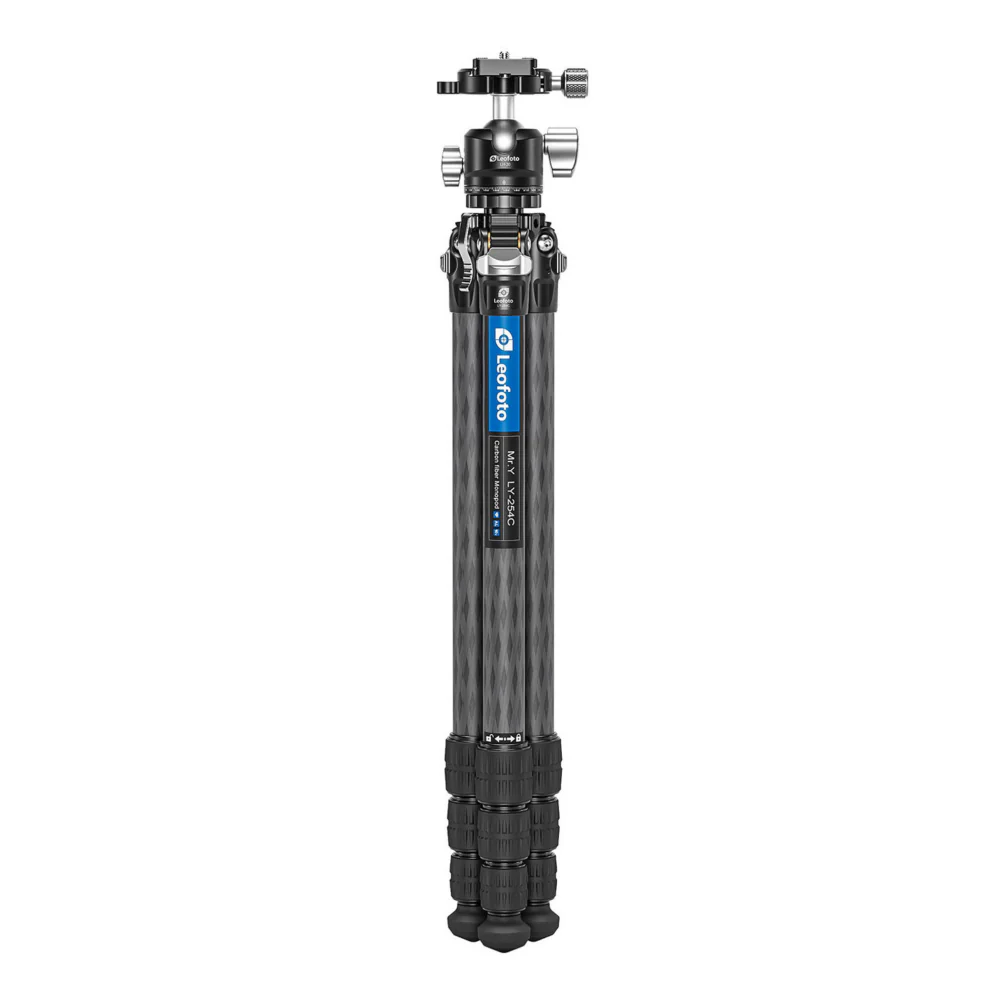 Leofoto LY-254C Mr.Y Series 4 Section Carbon Fibre Tripod with LH-30 Ball Head - Image 2