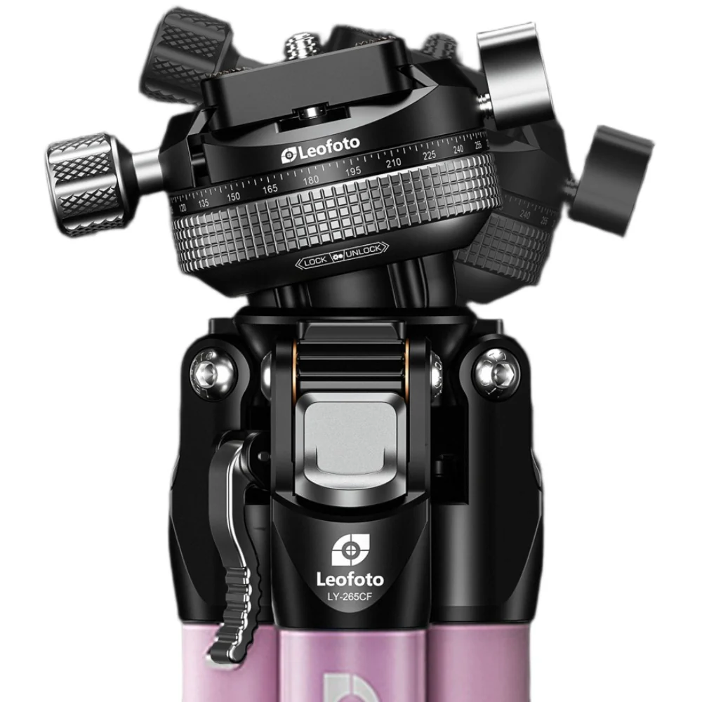Leofoto LY-265CF-G Mr.Y Series Carbon Fibre Tripod with Inverted Ball Head - Image 12