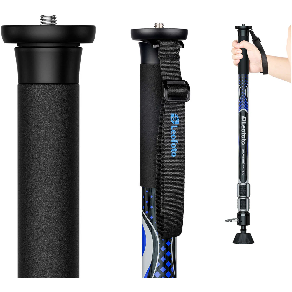 Leofoto MF-323C Skyrise Carbon Fibre Monopod - Image 4