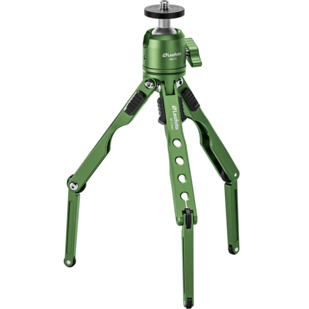 Leofoto MT-03 Mini Table Top 2 Section Tripod with MBH-20 Ball Head - Image 12