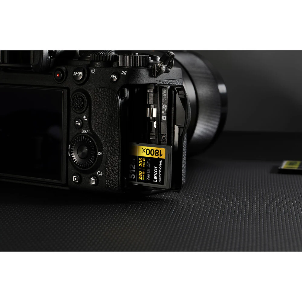 Lexar Professional Gold Series 512GB SDXC UHS-II 270MB/s Memory Card - V60 - Image 4