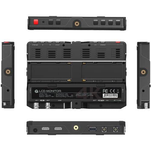 Lilliput H7S 7" 4K HDMI/3G-SDI Ultra-Bright On-Camera Monitor - Image 7