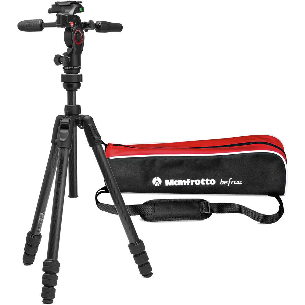 Manfrotto Befree GT PRO Travel Tripod with 3-Way Pan/Tilt Head - Image 13