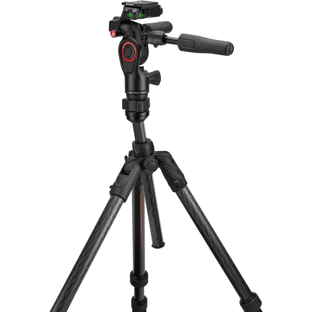 Manfrotto Befree GT PRO Travel Tripod with 3-Way Pan/Tilt Head - Image 5