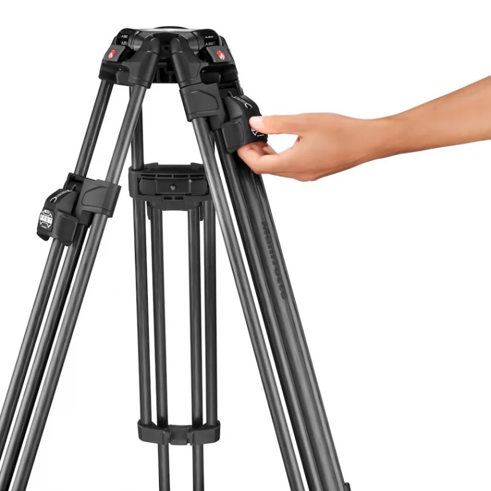 Manfrotto Kit Vid CF Single Fast and 612 4-12kg counterbalance incl 75mm Ball and Bag - Image 5